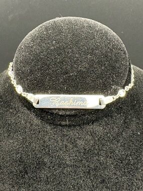 Rashima 925 Italy Silver ID Bracelet for child.